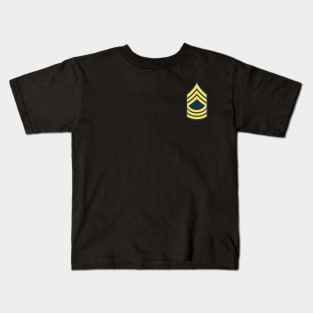 POCKET - MSG - Master Sergeant  - Blue wo Txt Kids T-Shirt